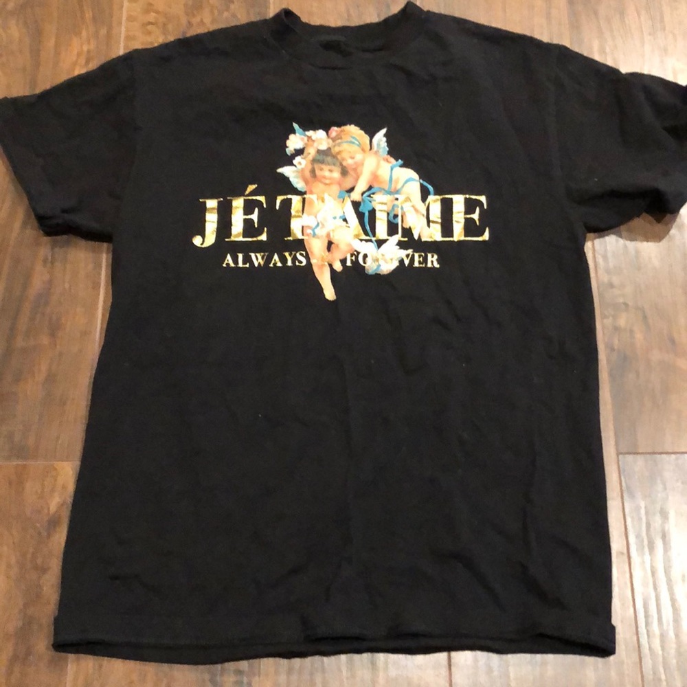 Black Jé T'aime T-shirt